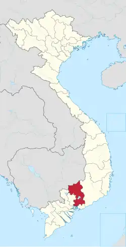 Location in Vietnam