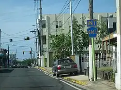 Sign for PR-6165 intersection in Dorado