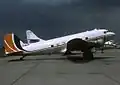 Douglas DC-3 F-BCYT of Uni-Air at Le Bourget in 1977
