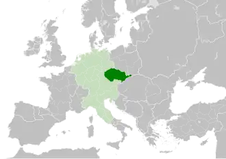 Duchy of Bohemia within the Holy Roman Empire, 11th century