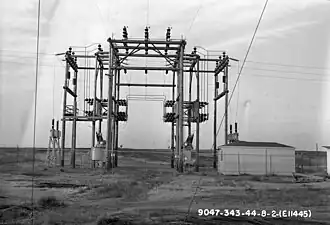 230 kV High-voltage switching station in Washington, United States
