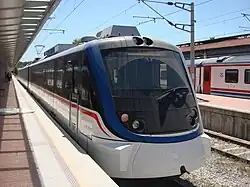 E22017 at Alsancak railway station.