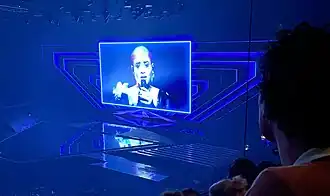 Montaigne in Rotterdam, via video from Sydney (2021)[e]