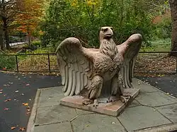 Eagle, National Zoo, Washington, D.C. Salvaged from Pennsylvania Station, New York City