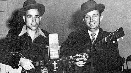 Earl Scruggs (left) and Lester Flatt in 1949
