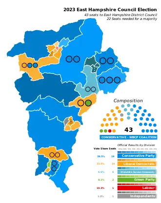 2023 results map
