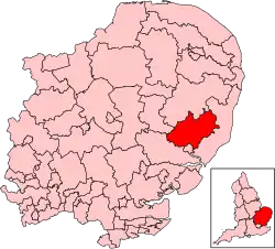 Map of constituency