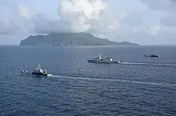 Indian Navy Landing Craft Utility IN LCU 58 & IN LCU 54 accompanied by INS Saryu (P54).