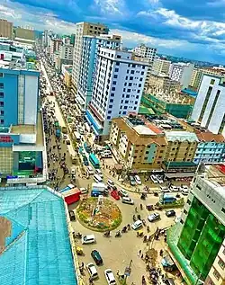 Aerial view of First Avenue, Eastleigh