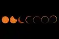 Eclipse progression from Batam, Indonesia