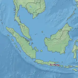 Ecoregion territory (in purple)