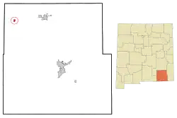Location of Hope, New Mexico