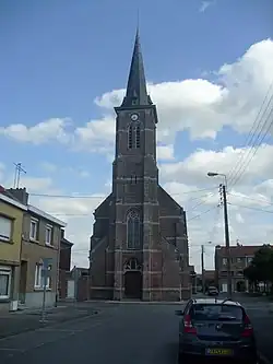 The church in Hoymille