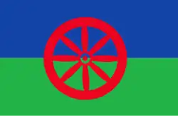 Eight-spoked wheel variant used by the Hungarian Romanies