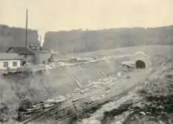 Construction of the Teliu–Întorsura Buzăului Tunnel, 1924
