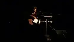 Elizabeth Anka Vajagic performing at Casa Del Popolo.