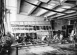 "La Mouette" seaplane construction