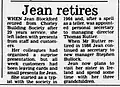 Long term employee retirement (Chorley Guardian - Thursday 22 July 1993)