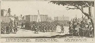 Plate 2: L'enrôlement des troupes (Enrolling the troops)