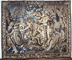 Aubusson tapestry; design by Isaac Moillon at the Cité internationale de la tapisserie&nbsp;[fr]), Aubusson