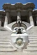 Fountain at the entrance