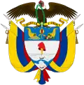 Regulated coat of arms of Colombia