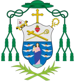Coat of arms of the Diocese of León in Nicaragua