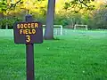 Soccer field signage