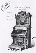 Cathedral organ with pipe-top (1890, a style)[13]