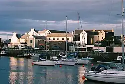 Evening at Peel harbour
