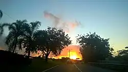 Entrance ramp to PR-1 south in Santurce, San Juan