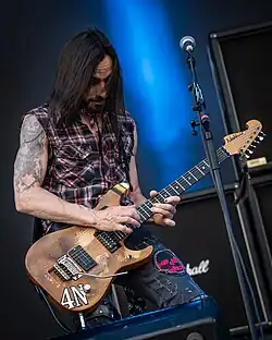 Bettencourt performing in 2024