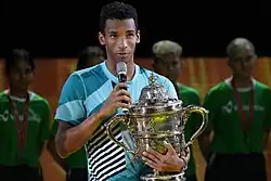 Félix Auger-Aliassime, winner at the Swiss Indoors Basel 2023