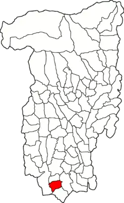 Location in Vâlcea County