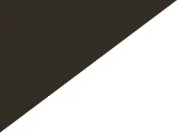 Black and white flag