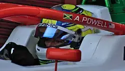 Alex Powell behind the wheel of the Tatuus F4-T421 in the 2024 Italian F4 Championship at Mugello
