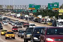 Photograph of traffic on a highway