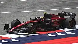 2023: Zhou Guanyu driving the Alfa Romeo C43 at the 2023 Austrian Grand Prix.