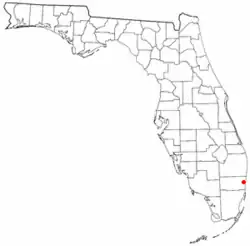 Location of Washington Park, Florida
