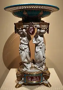 Grand incense-burner in various techniques