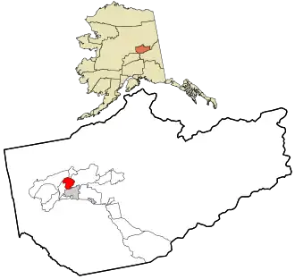 Location within Fairbanks North Star Borough and the U.S. state of Alaska