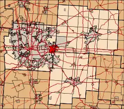 Location in Fairfield, Franklin, and Licking counties