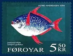 FO 546: Laksastyrja - moonfish (Lampris guttatus)