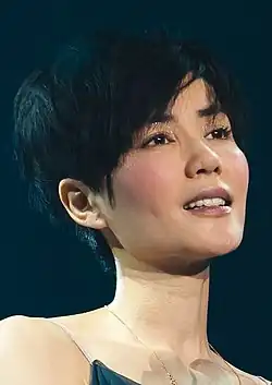 picture of Faye Wong at a concert in Kuala Lumpur