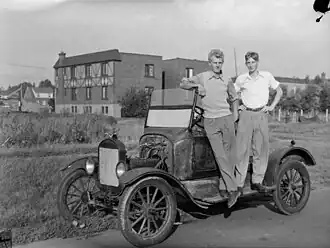 A 1923 Ford T in Canada, photographed in 1948