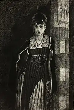 The Absinthe Drinker (1853–1898) heliogravure (335 × 225&nbsp;mm) Art Institute of Chicago