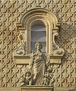External carved decoration