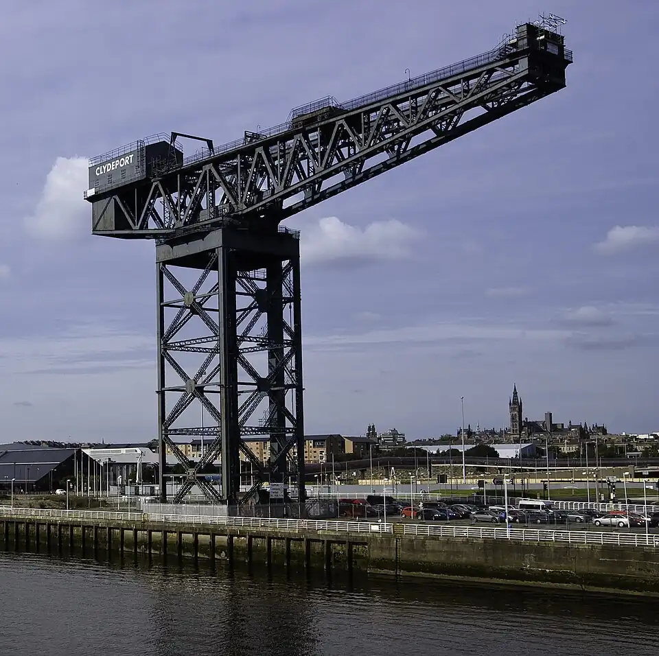 The Finnieston Crane on the River Clyde