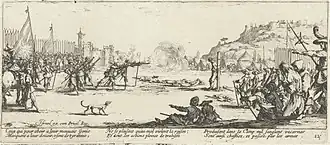 Plate 12: L'arquebusade, or Firing squad