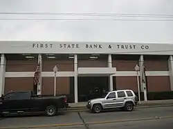 First State Bank and Trust Company in downtown Carthage